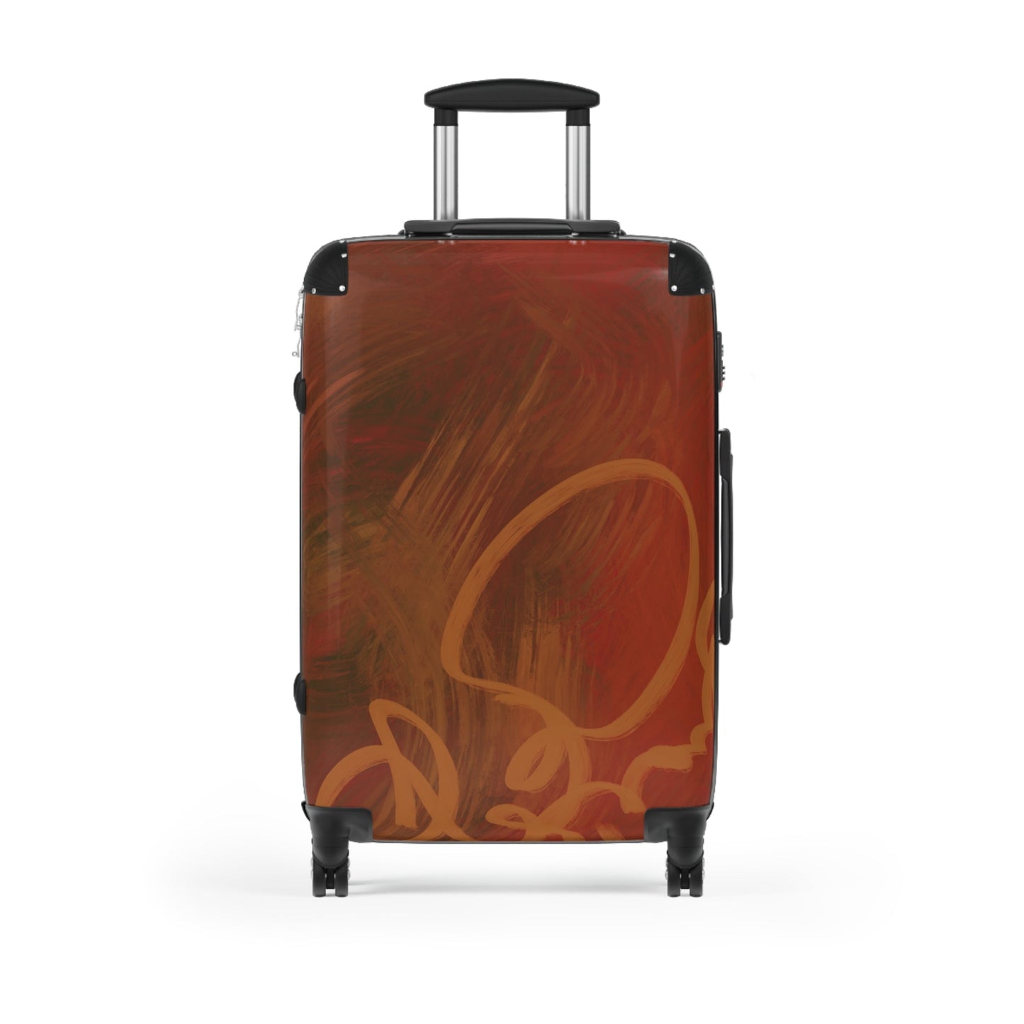 Artistic Travel Suitcase - Trendy Luggage Perfect for Adventurers Travelers or as a Unique Gift Vibrant Design Travel