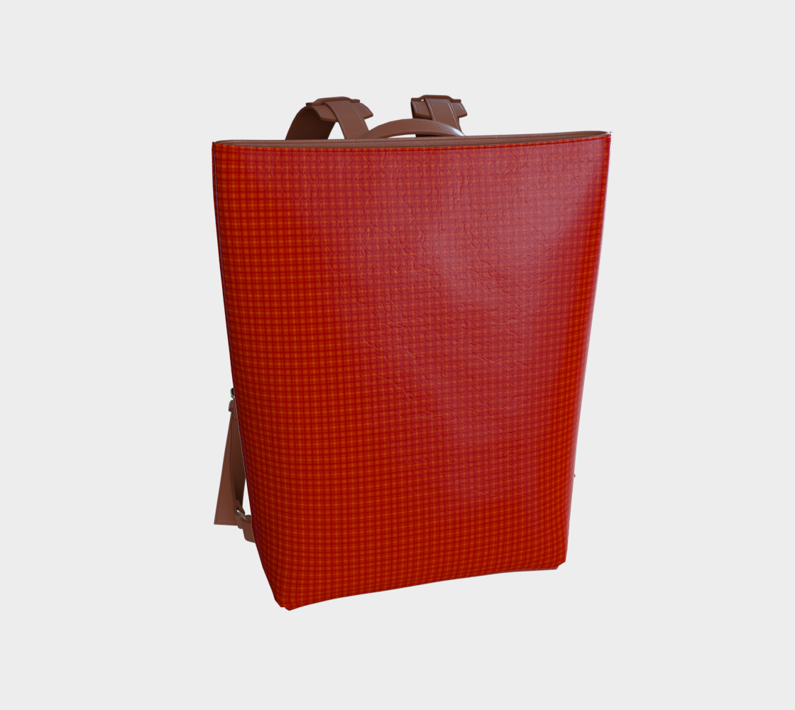 Commuter Backpack | Ride the Train Hands Free | Never spill your coffee again Vegan Leather Backpack