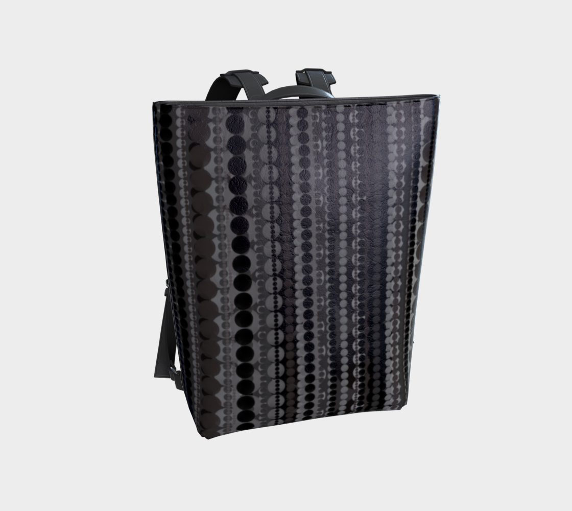 Commuter Backpack | Ride the Train Hands Free | Never spill your coffee again. Vegan Leather Backpack