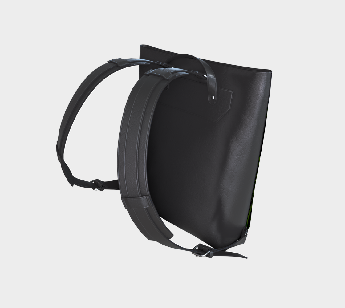 Commuter Backpack | Ride the Train Hands Free | Never spill your coffee again. Vegan Leather Backpack