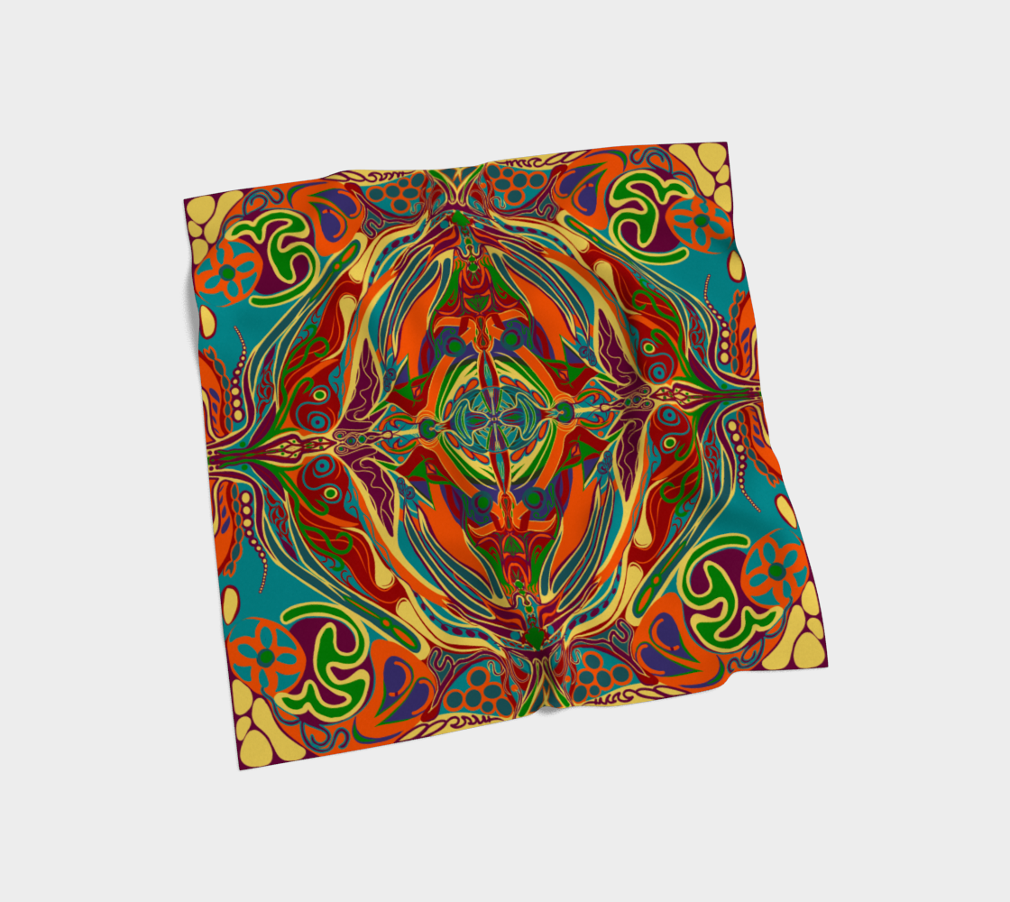 Siobhan Custom printed Silk Habotai Scarf