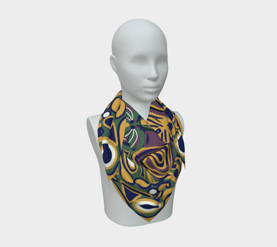 Siobhan Custom printed Silk Habotai Scarf
