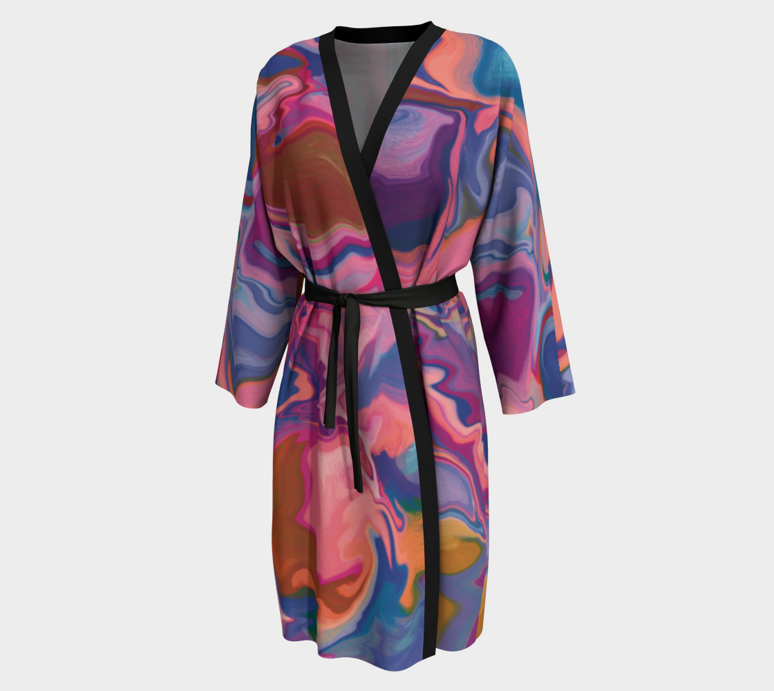 Silk Twill Peignoir