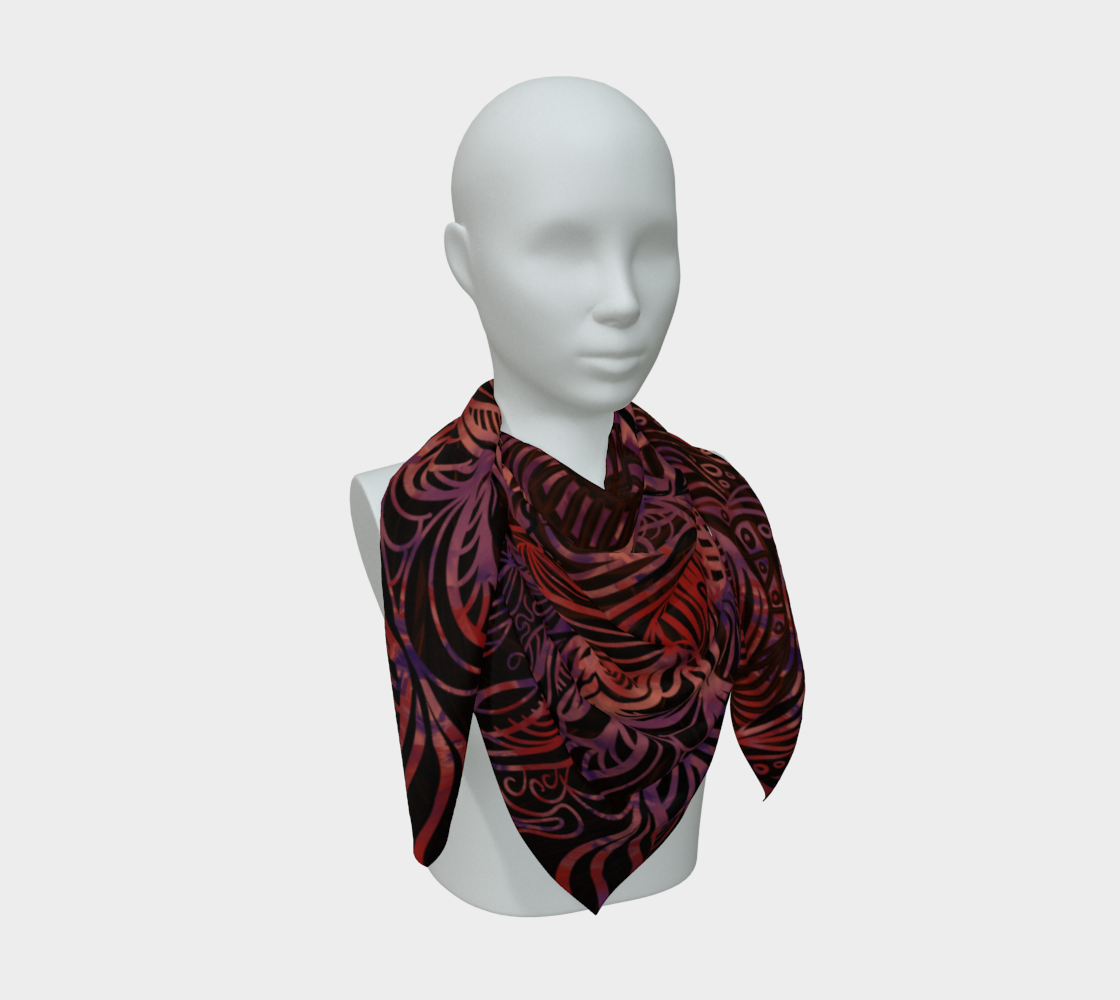 Siobhan Custom printed Silk Habotai Scarf