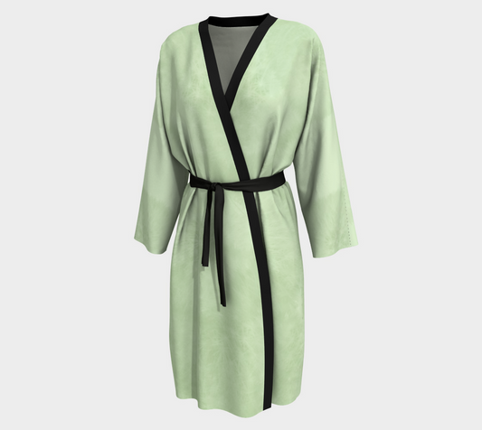 Peignoir | Sewn by Hand | Vibrant Print | Elegance for your Home | Denim and Stilettos for Date night or Brunch Peignoir