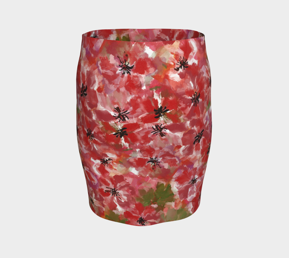 Pretty Little Pencil Skirt | Stretchy | Body-hugging | Mid-Thigh | High-rise Waist