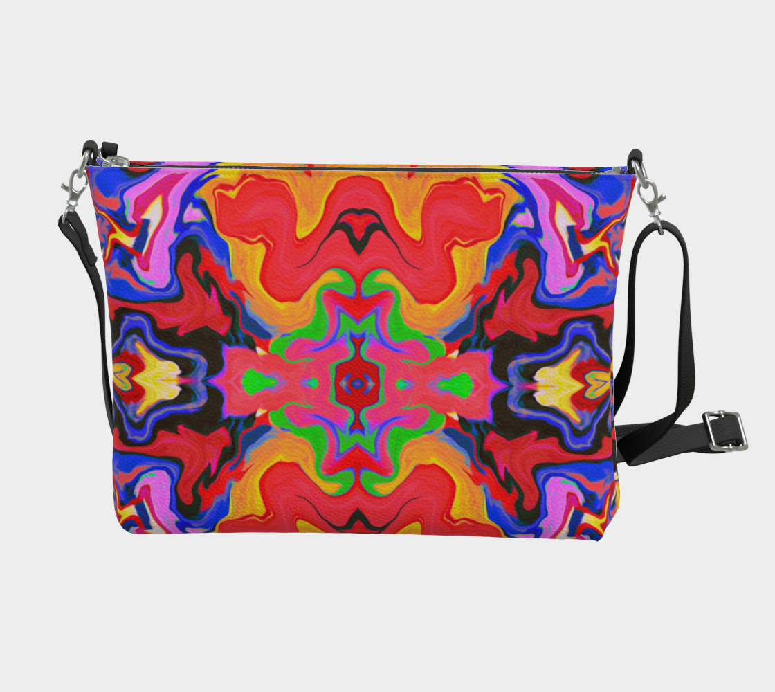 Rosa Vegan Leather Crossbody Purse Vegan Leather Crossbody Purse