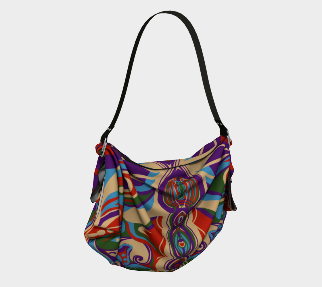 Boho Origami Tote | Picnic Blanket | Shawl/Scarf | Gift Wrap Origami Tote