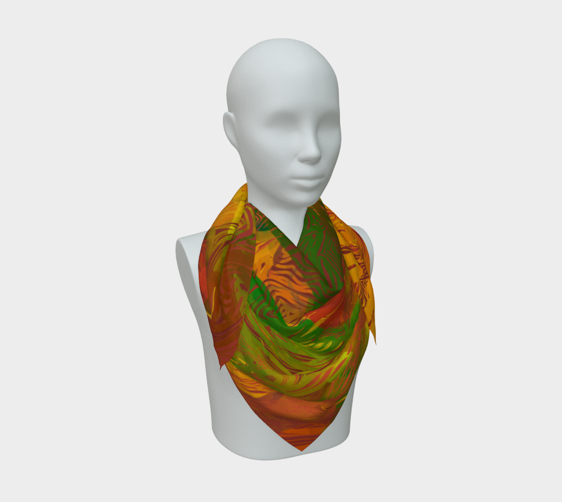 Siobhan Custom printed Silk Habotai Scarf