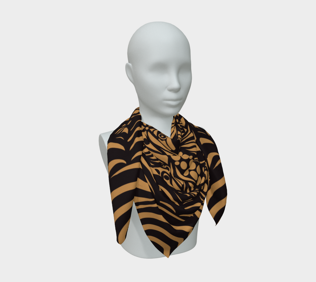 Siobhan Custom printed Silk Habotai Scarf