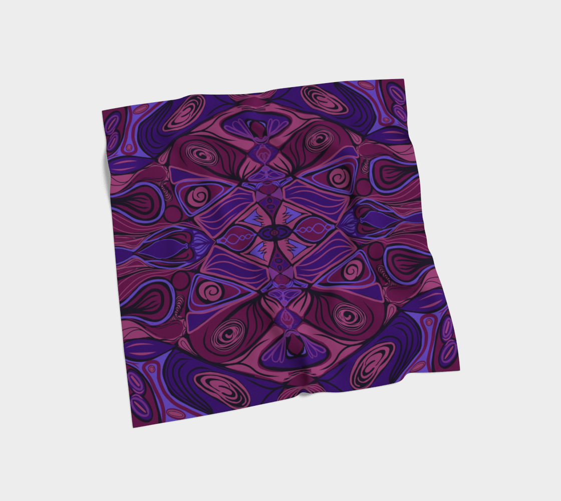 Siobhan Custom printed Silk Habotai Scarf