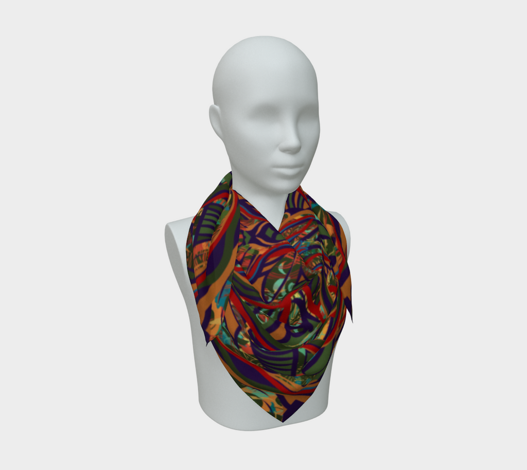 Siobhan Custom printed Silk Habotai Scarf