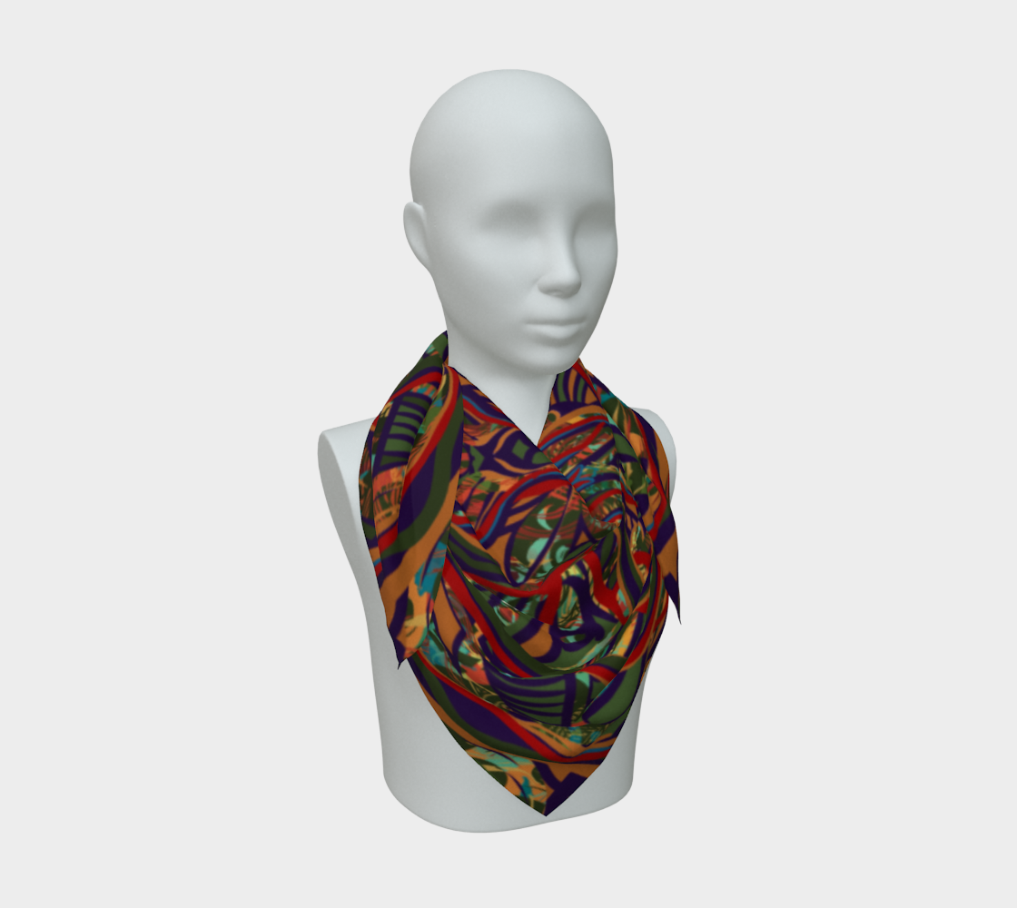 Siobhan Custom printed Silk Habotai Scarf
