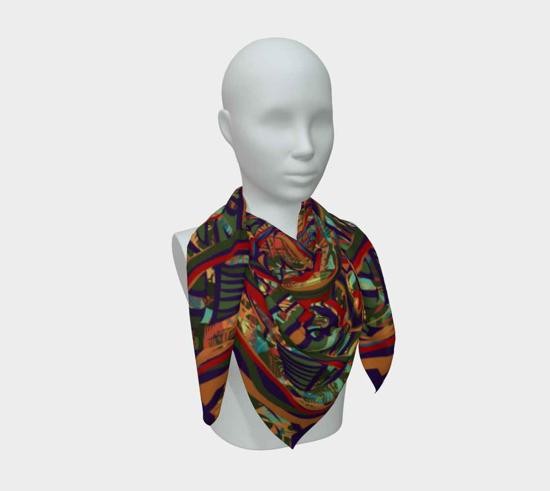 Siobhan Custom printed Silk Habotai Scarf