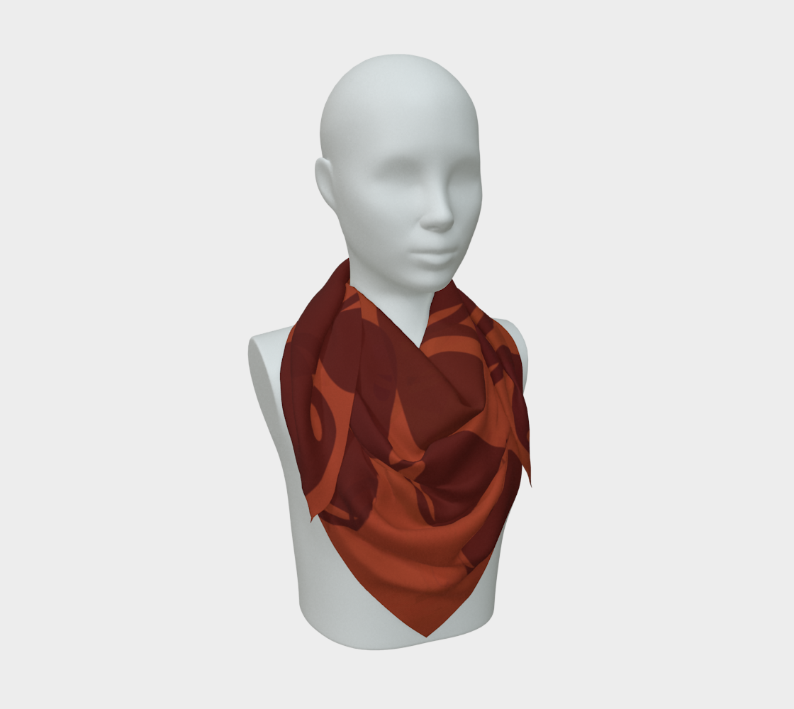 Siobhan Custom printed Silk Habotai Scarf