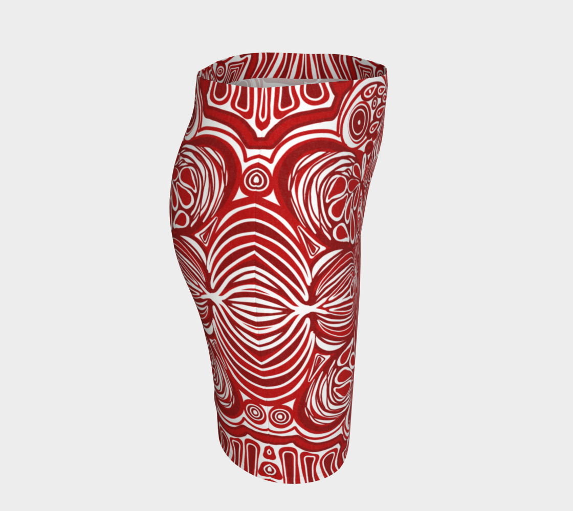 Pretty Little Pencil Skirt | Stretchy | Body-hugging | Mid-Thigh | High-rise Waist