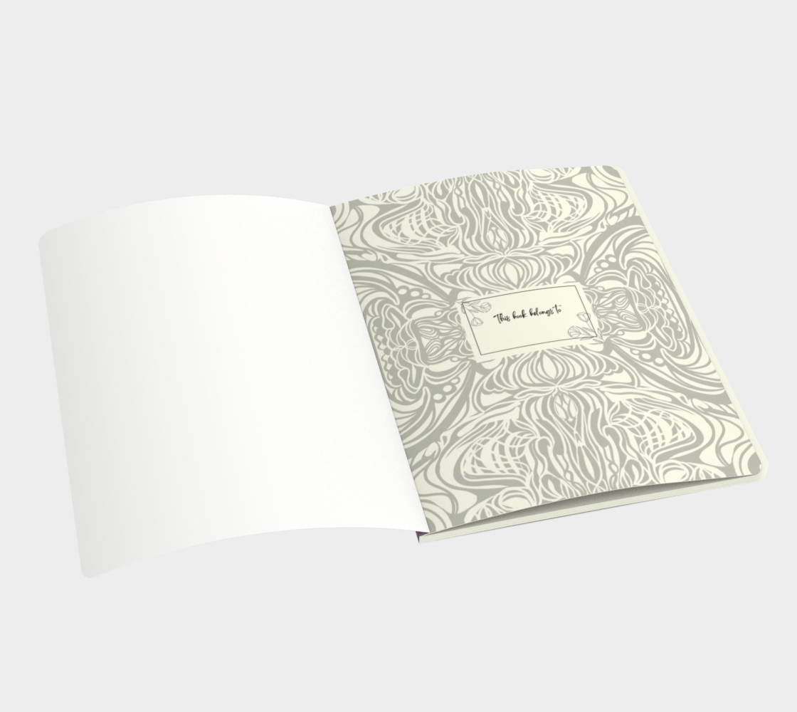 Quicky Notebook | Hand-bound | 70 lb acid free paper | Scuff Resistant Velvet Ultra Matte Cover