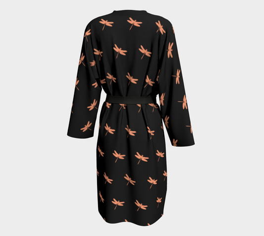 Peignoir | Sewn by Hand | Vibrant Print | Elegance for your Home | Denim and Stilettos for Date night or Brunch Peignoir