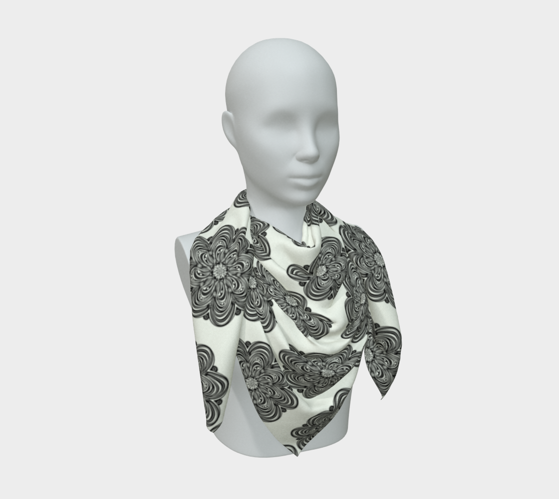 Siobhan Custom printed Silk Habotai Scarf