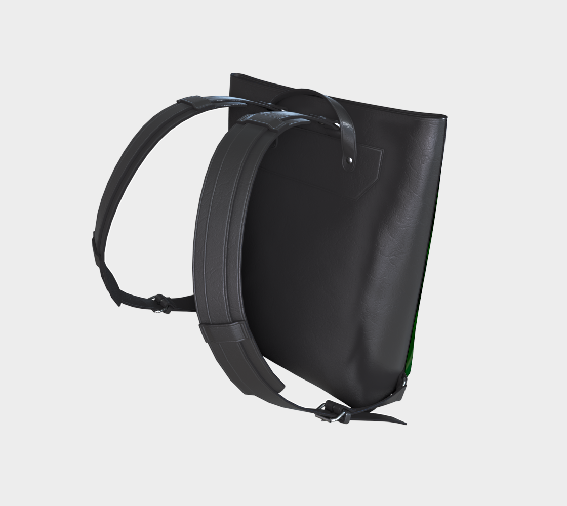 Commuter Backpack | Ride the Train Hands Free | Never spill your coffee again. Vegan Leather Backpack