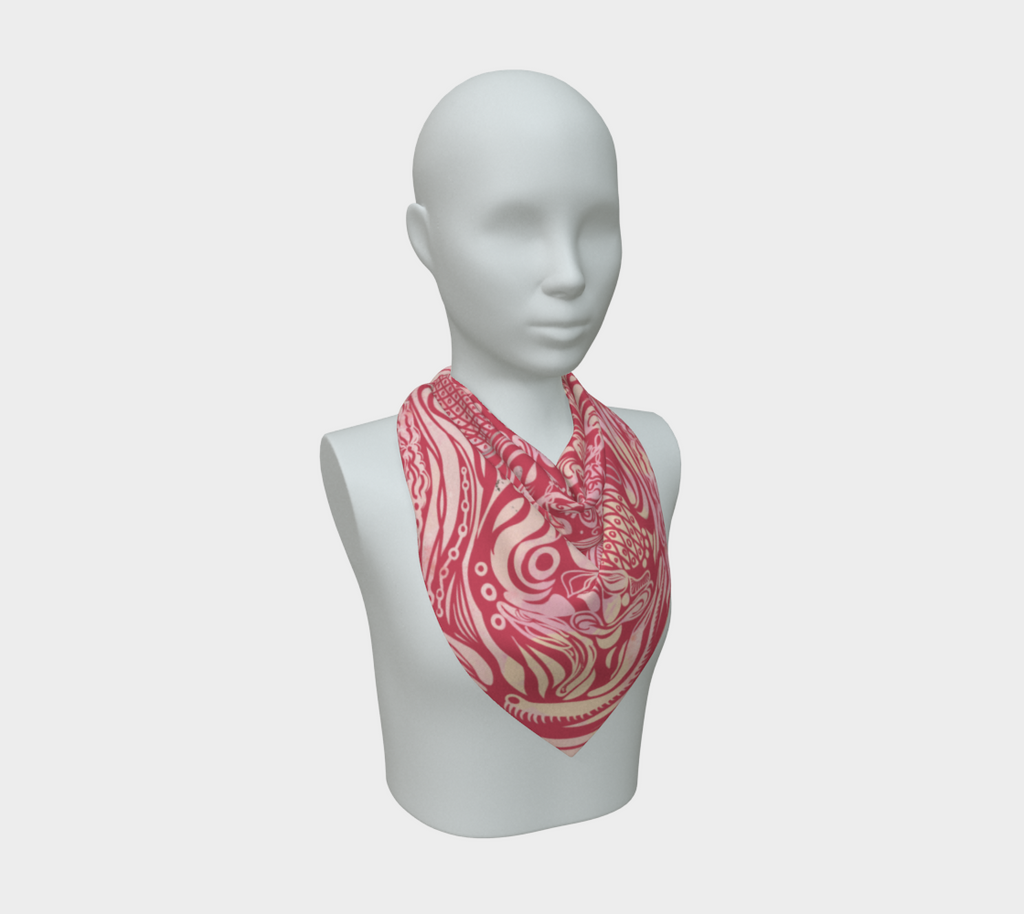 Siobhan Custom printed Silk Habotai Scarf