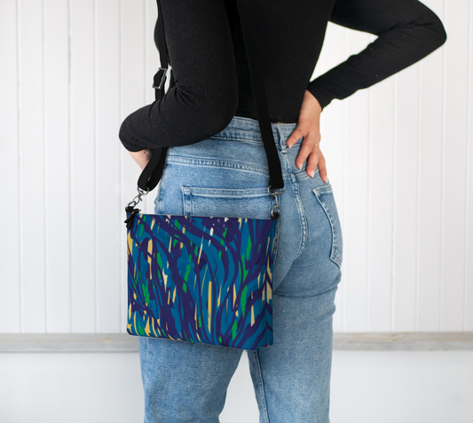 Lenore Leather Crossbody Purse Vegan Leather Crossbody Purse