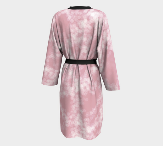 Peignoir | Sewn by Hand | Vibrant Print | Elegance for your Home | Denim and Stilettos for Date night or Brunch Peignoir