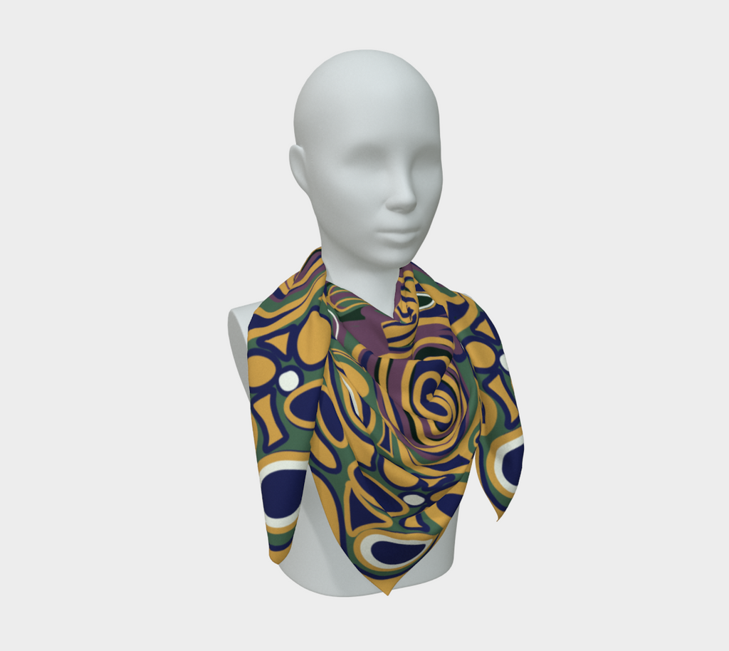 Siobhan Custom printed Silk Habotai Scarf