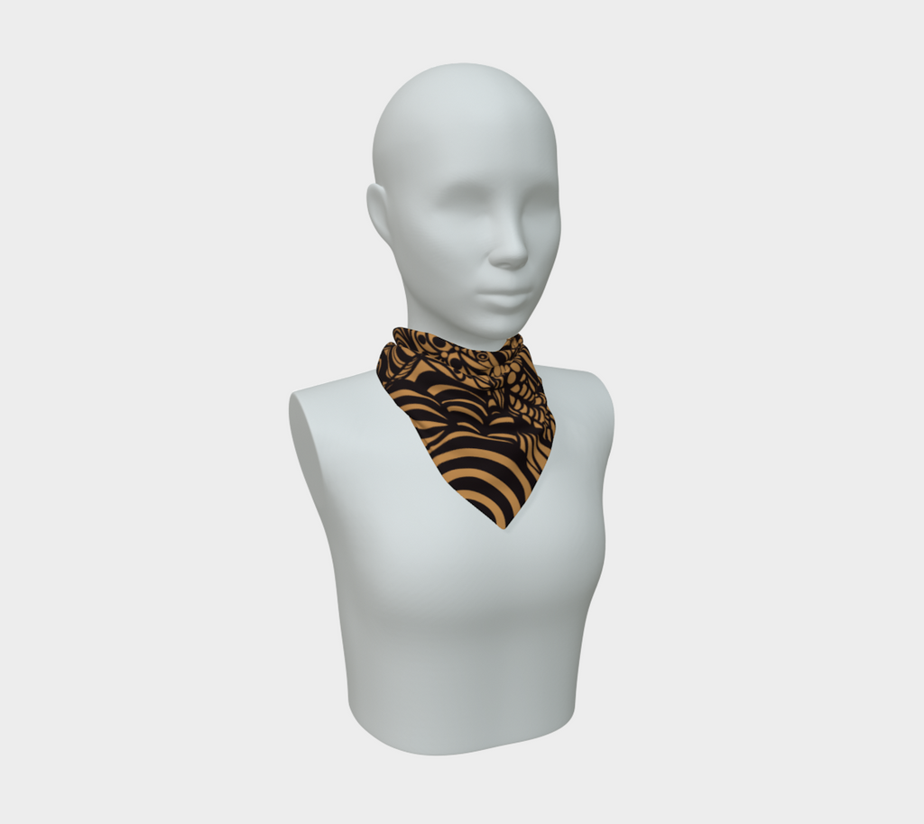 Siobhan Custom printed Silk Habotai Scarf