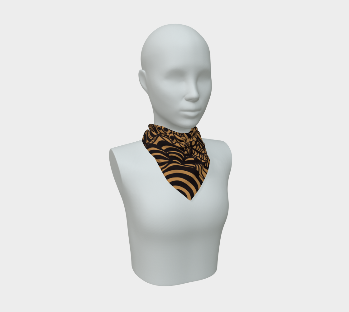 Siobhan Custom printed Silk Habotai Scarf