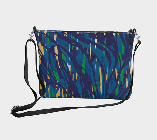 Lenore Leather Crossbody Purse Vegan Leather Crossbody Purse