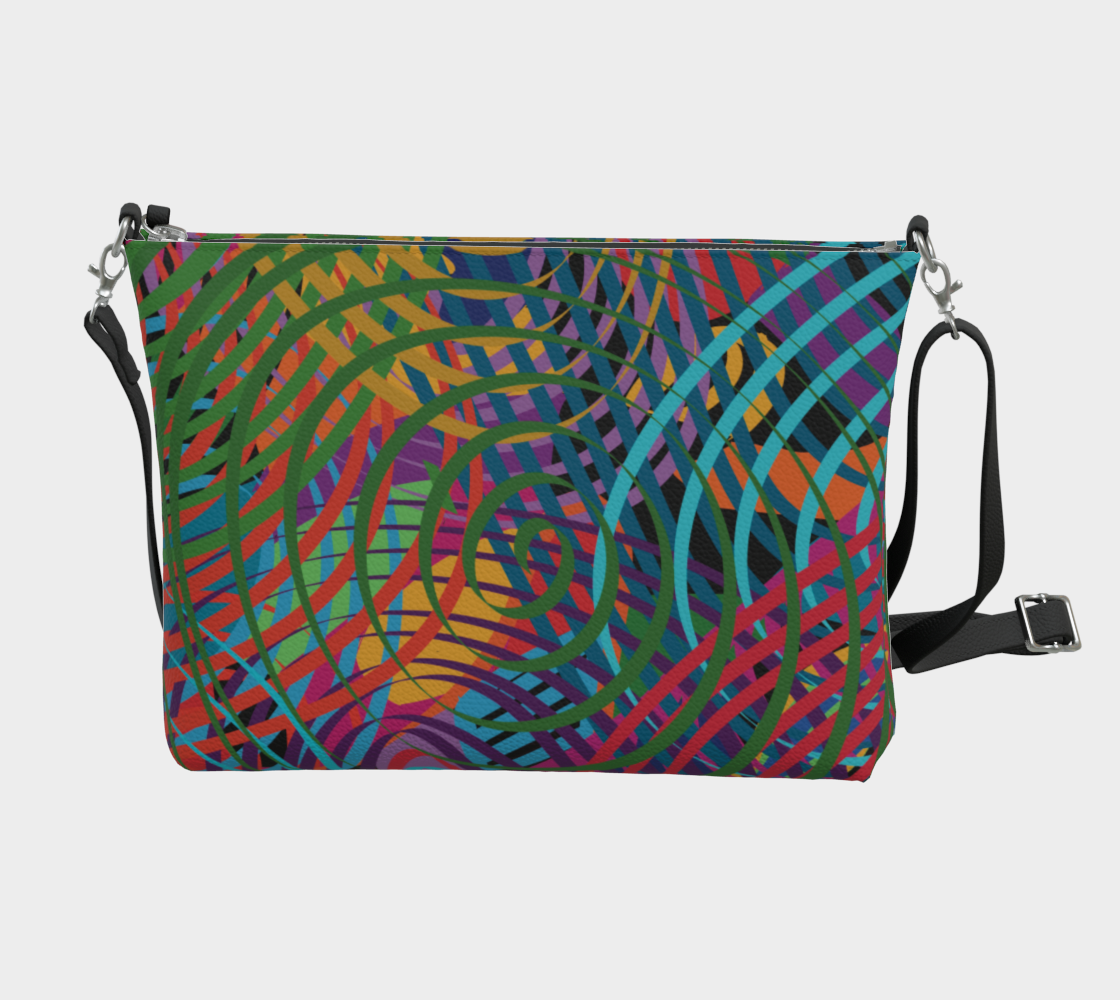 Shape Vegan Leather Crossbody Purse Vegan Leather Crossbody Purse