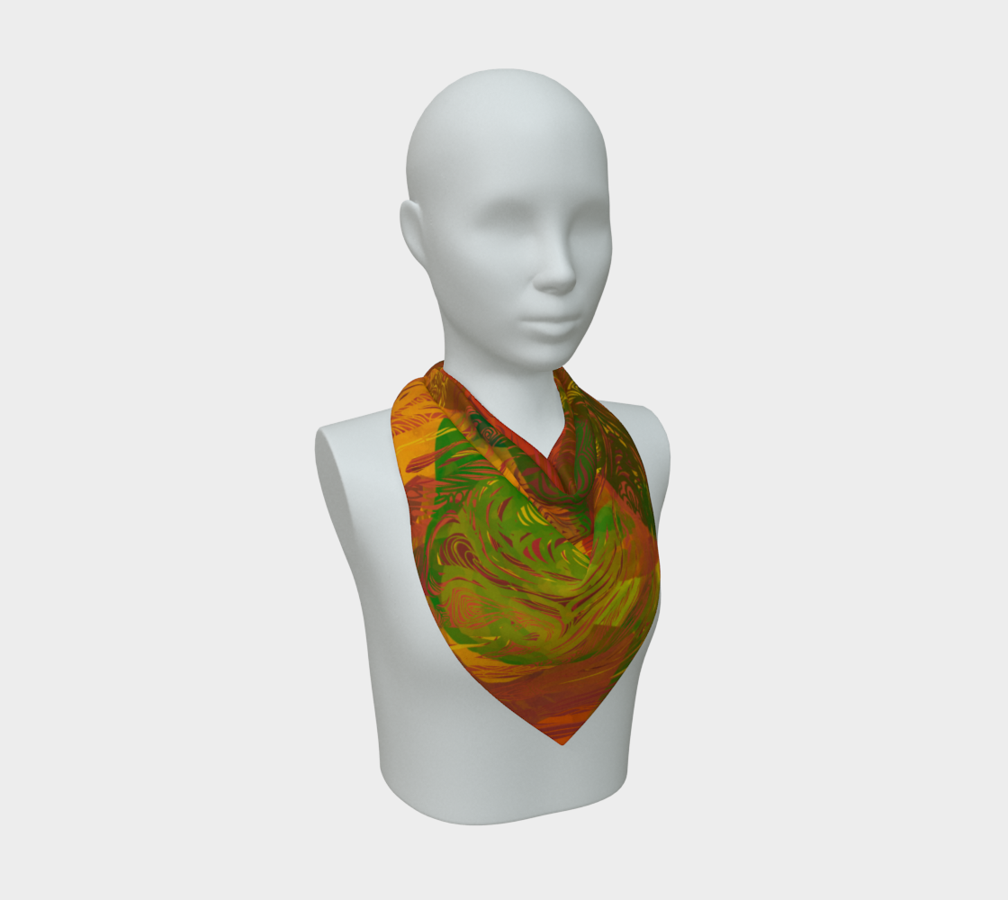 Siobhan Custom printed Silk Habotai Scarf