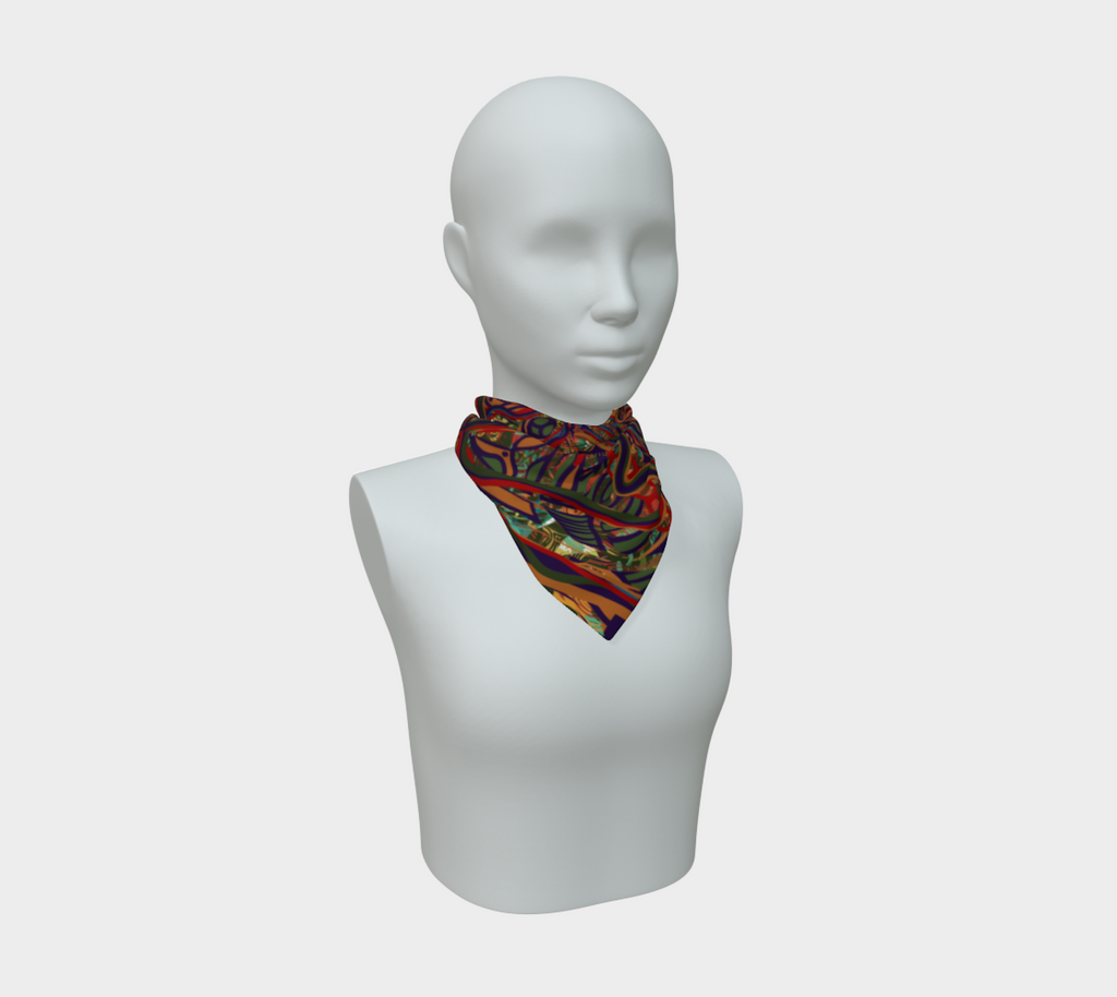 Siobhan Custom printed Silk Habotai Scarf
