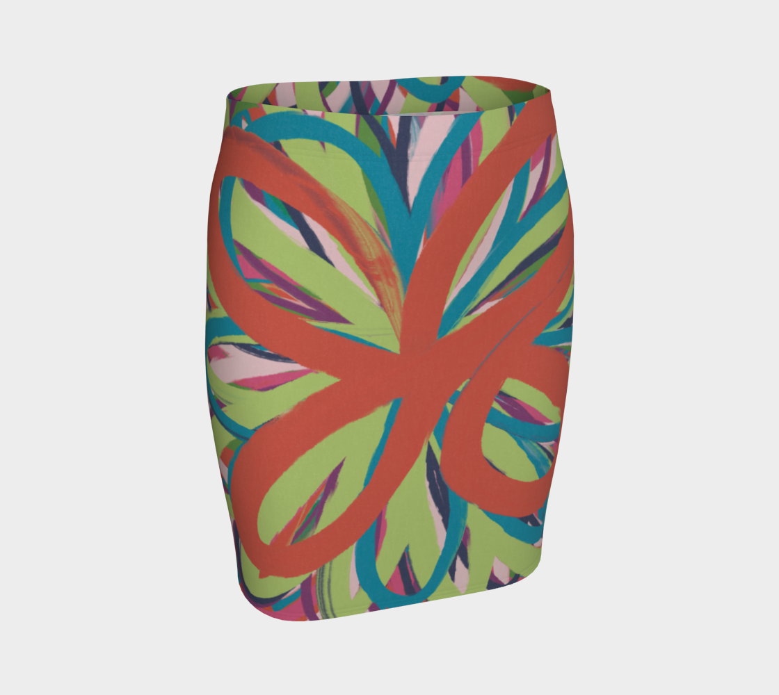 Pretty Little Pencil Skirt | Stretchy | Body-hugging | Mid-Thigh | High-rise Waist