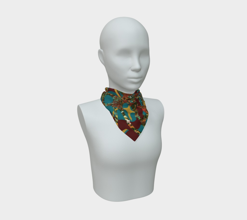 Siobhan Custom printed Silk Habotai Scarf