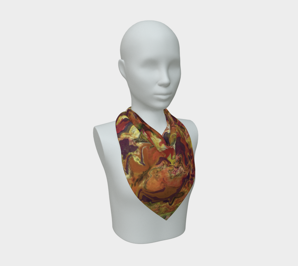 Siobhan Custom printed Silk Habotai Scarf