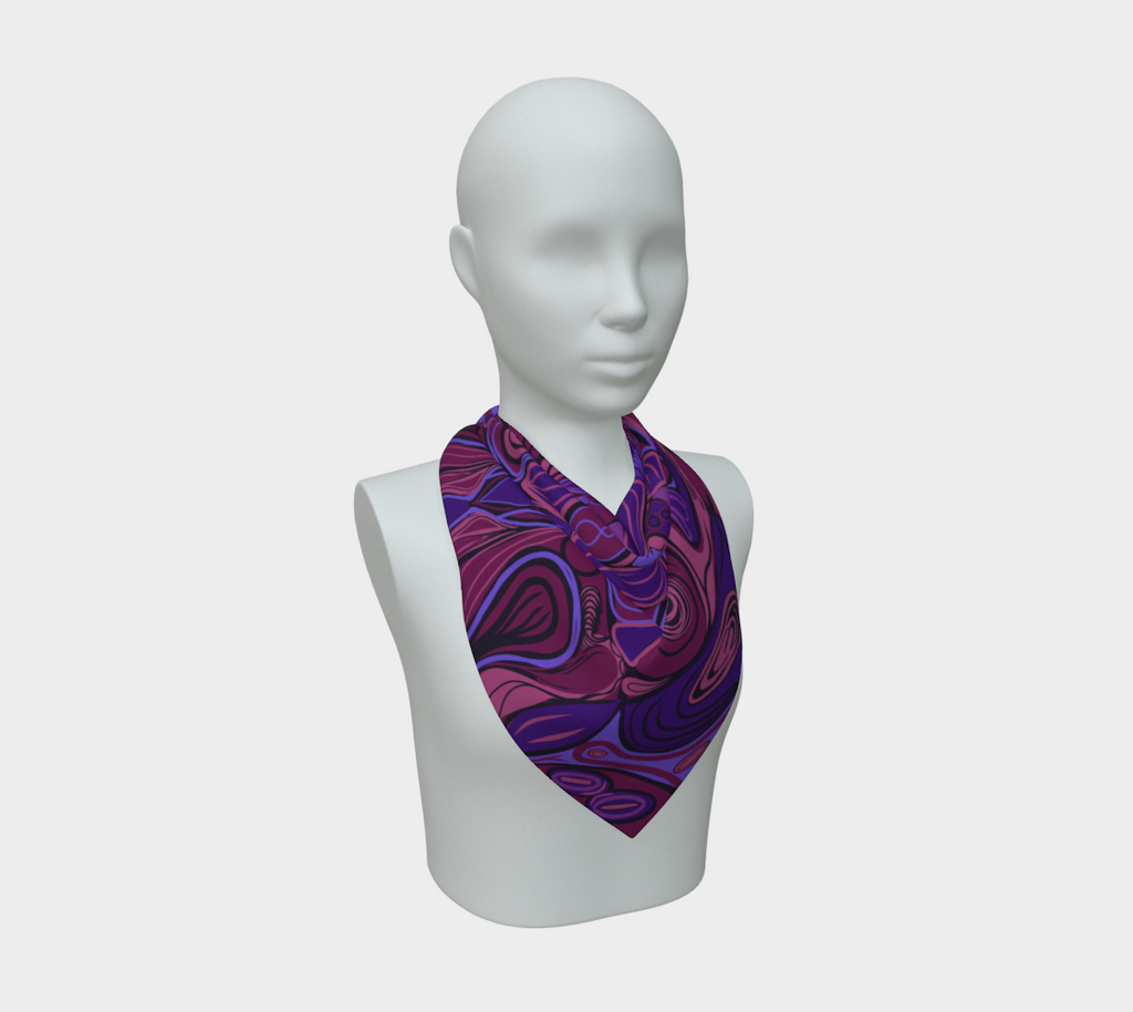 Siobhan Custom printed Silk Habotai Scarf