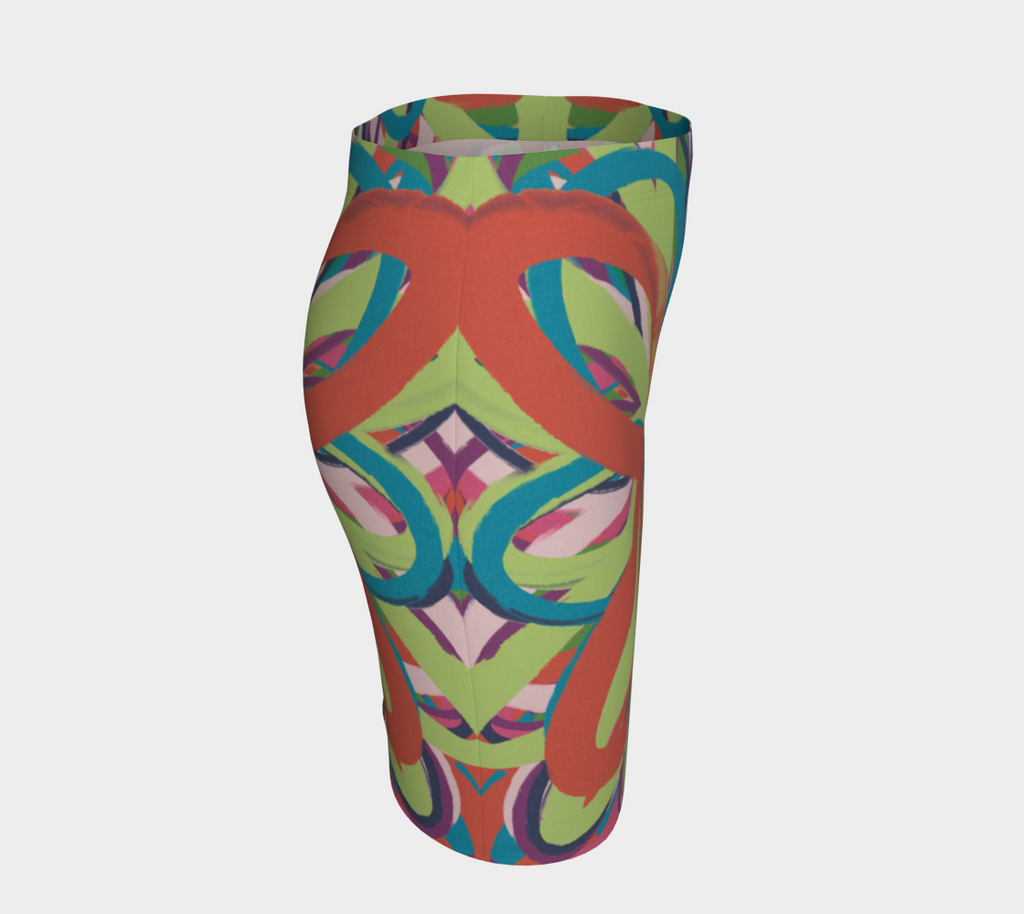 Pretty Little Pencil Skirt | Stretchy | Body-hugging | Mid-Thigh | High-rise Waist