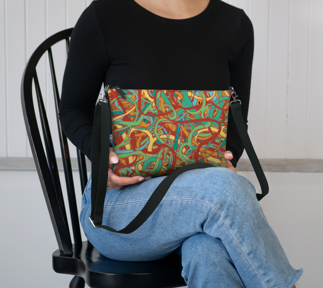 Vicki Vegan Leather Crossbody Purse Vegan Leather Crossbody Purse