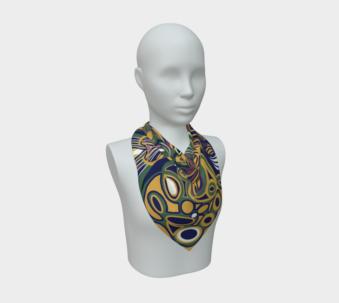 Siobhan Custom printed Silk Habotai Scarf