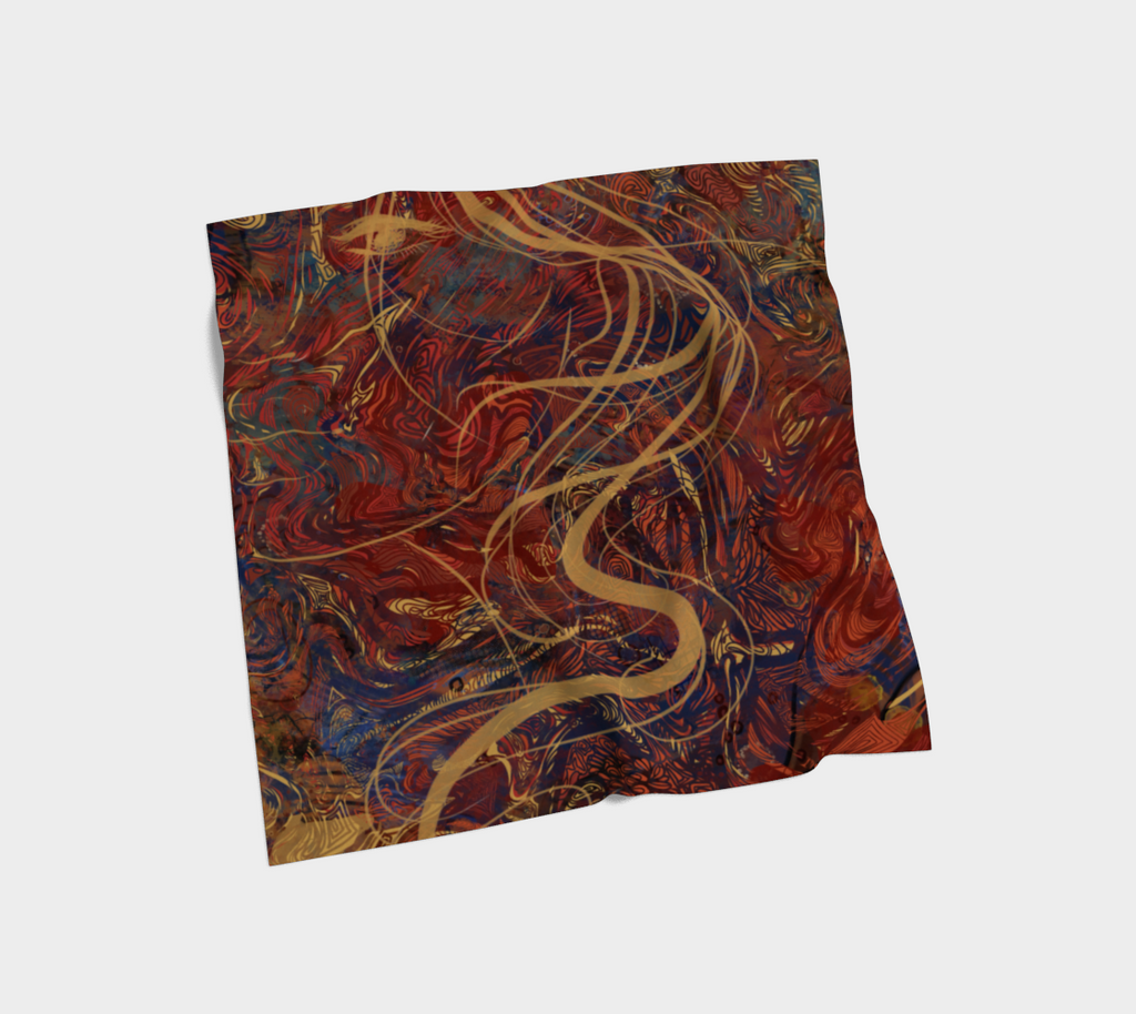 Siobhan Custom printed Silk Habotai Scarf