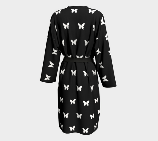 Peignoir | Sewn by Hand | Vibrant Print | Elegance for your Home | Denim and Stilettos for Date night or Brunch Peignoir