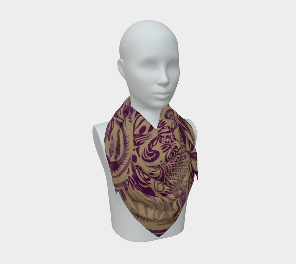 Siobhan Custom printed Silk Habotai Scarf