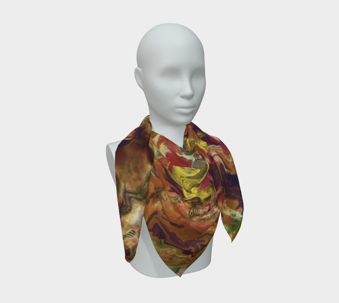 Siobhan Custom printed Silk Habotai Scarf