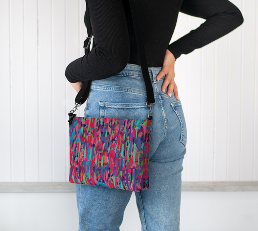 Alex Leather Crossbody Purse Vegan Leather Crossbody Purse