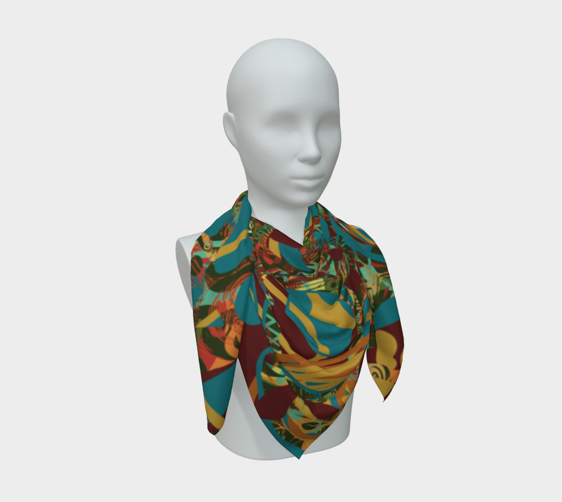 Siobhan Custom printed Silk Habotai Scarf