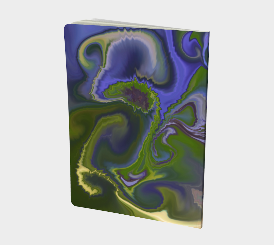 Quicky Notebook | Hand-bound | 70 lb acid free paper | Scuff Resistant Velvet Ultra Matte Cover