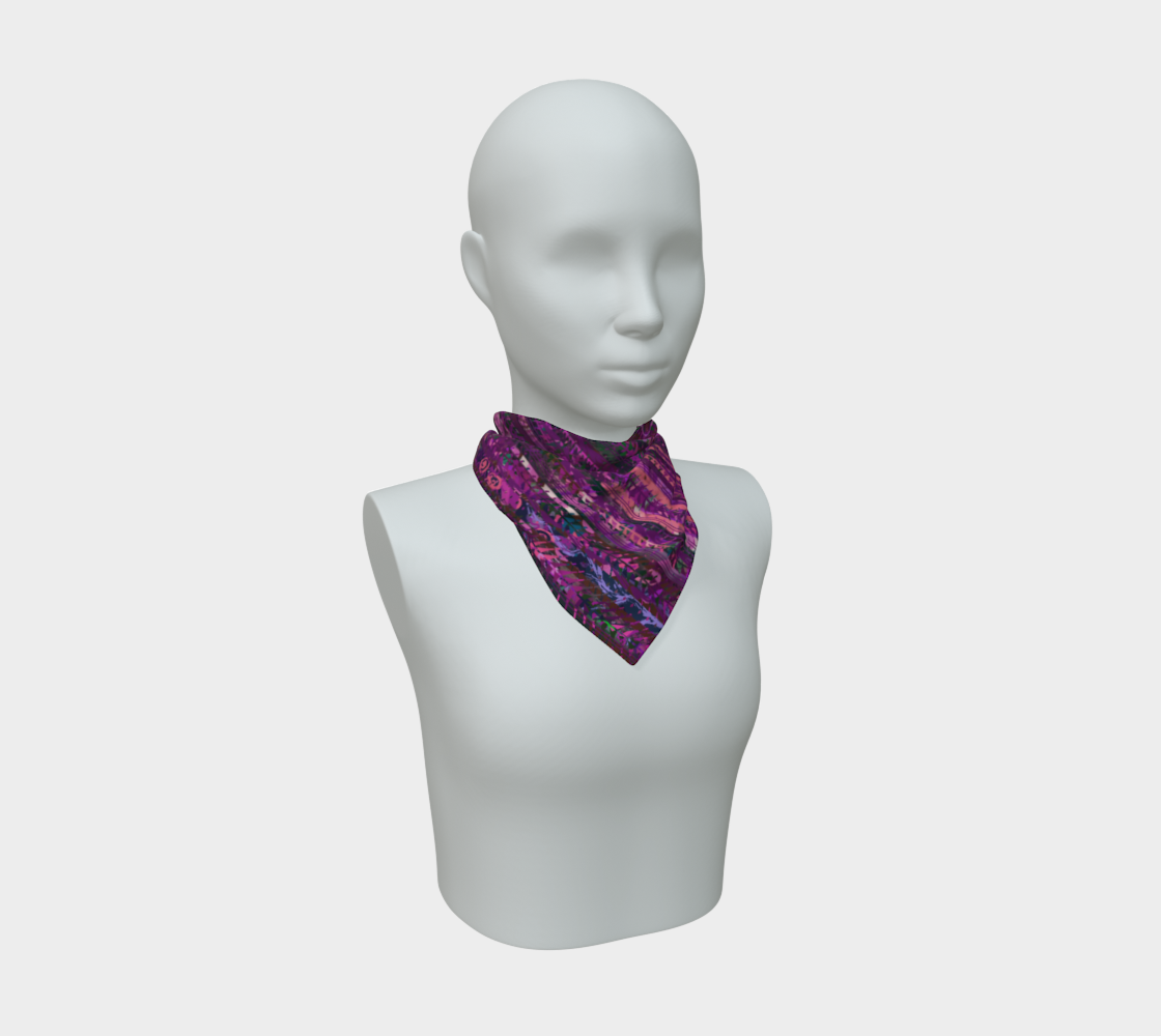 Siobhan Custom printed Silk Habotai Scarf