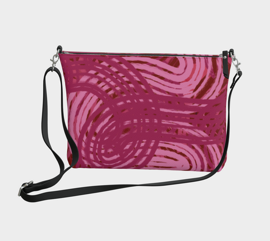 Finley Leather Crossbody Purse Vegan Leather Crossbody Purse